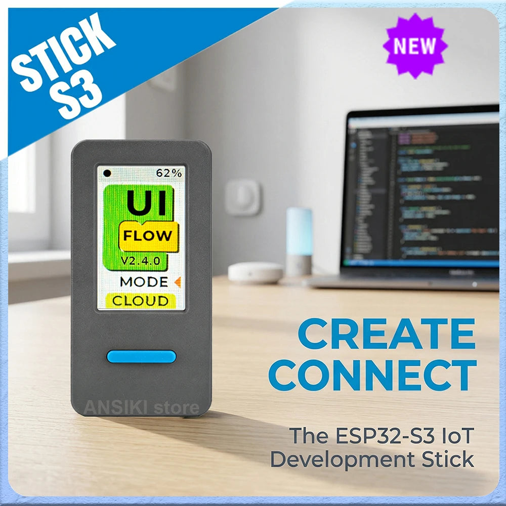 M5Stack StickS3 ESP32-S3 IoT Development Board 1.14" LCD
