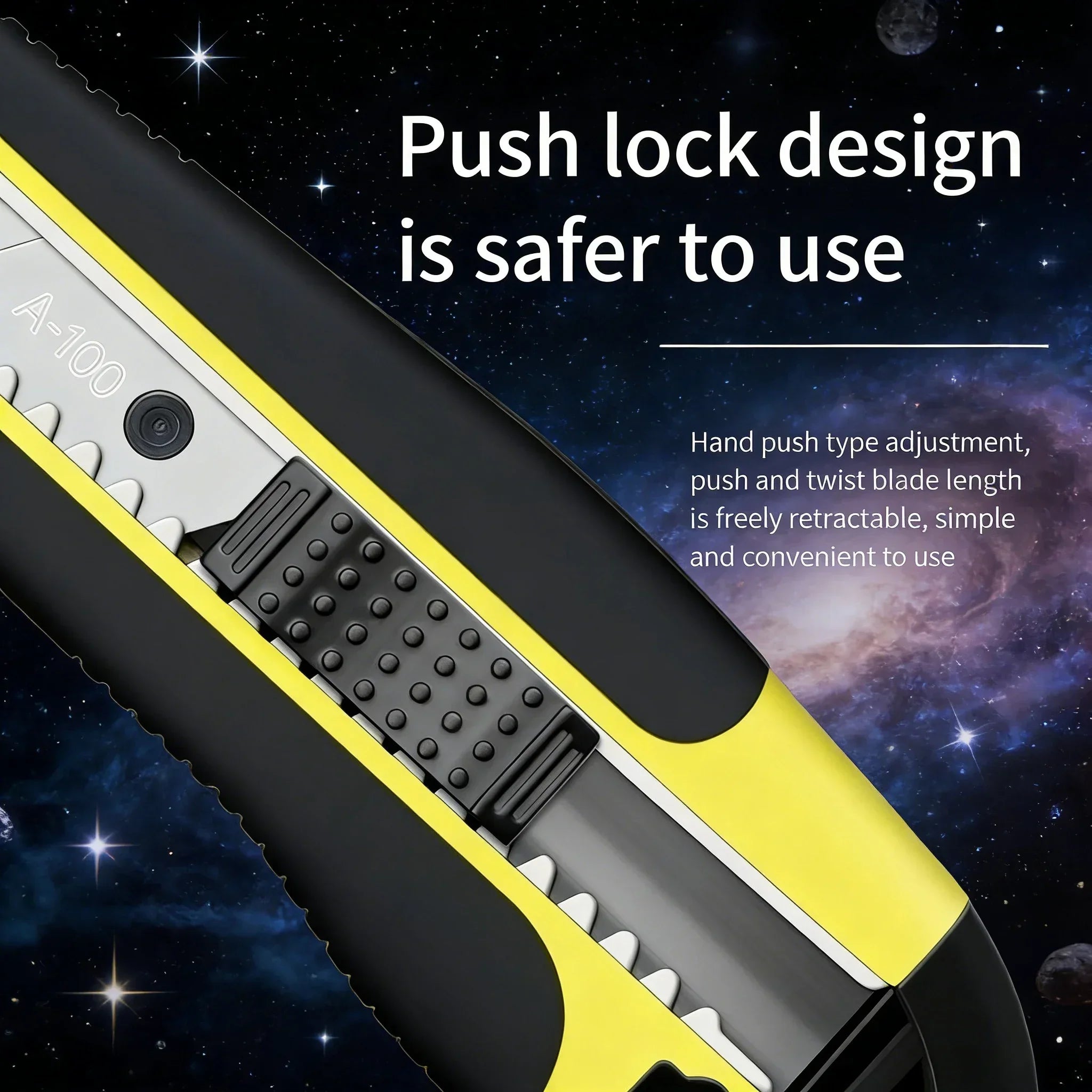 Professional Wallpaper Knife - Extra-Wide 18mm Blade with Over-Molded Grip for Secure, Heavy-Duty Cutting