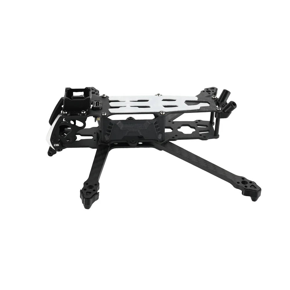 DeepSpace ROC 4 4-Inch FPV Drone Frame | DC-Type Carbon Fiber Long Range Quadcopter Frame |  Wheelbase DJI O4 Pro Compatible