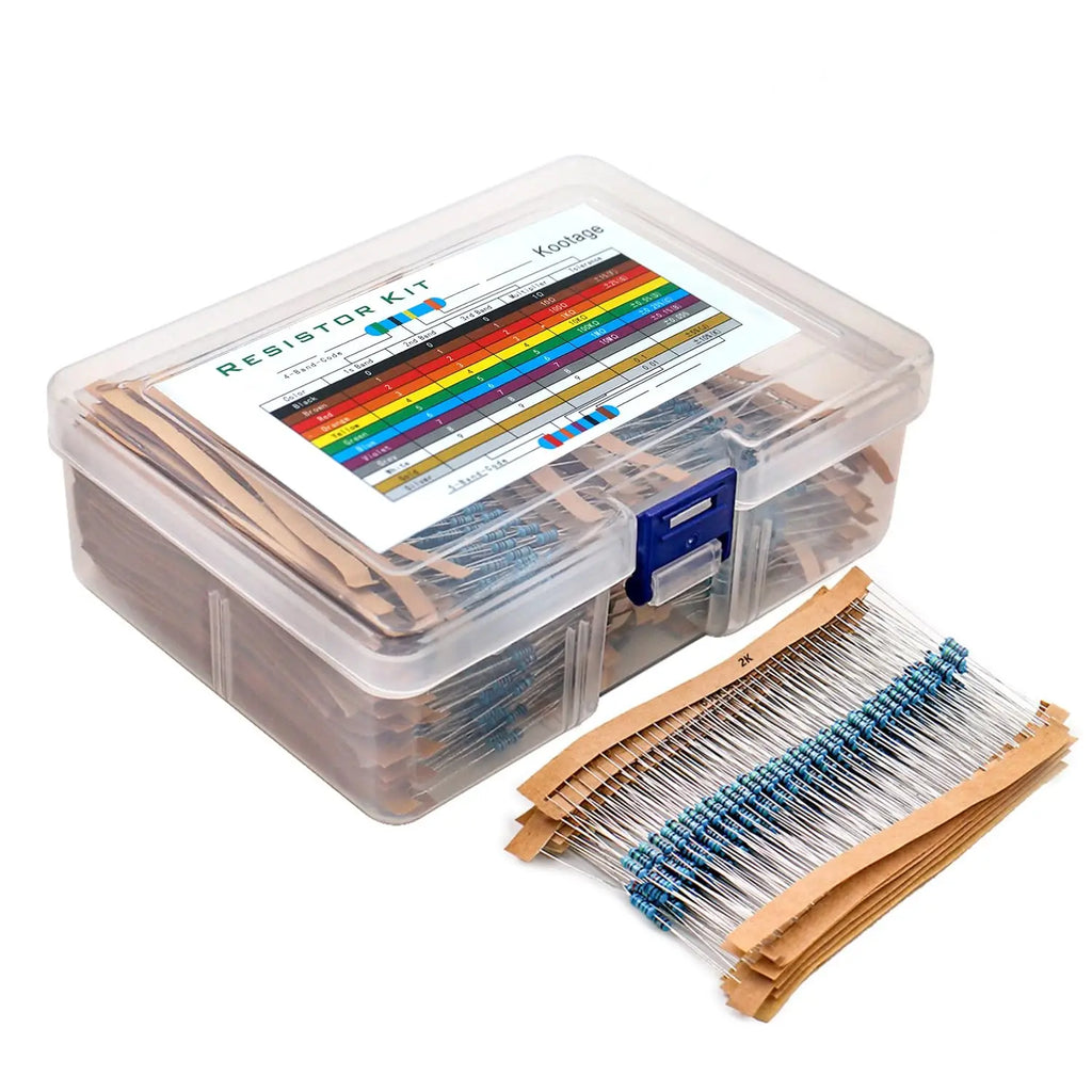 1/4W Metal Film Resistor Kit (30 Values)