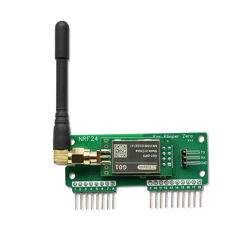 Flipper Zero Wireless Sniffer and Mouse Jacker with NRF24L01 GPIO, Flipper Zero Accessories,  dev Board Flipper Zero Multi-tool
