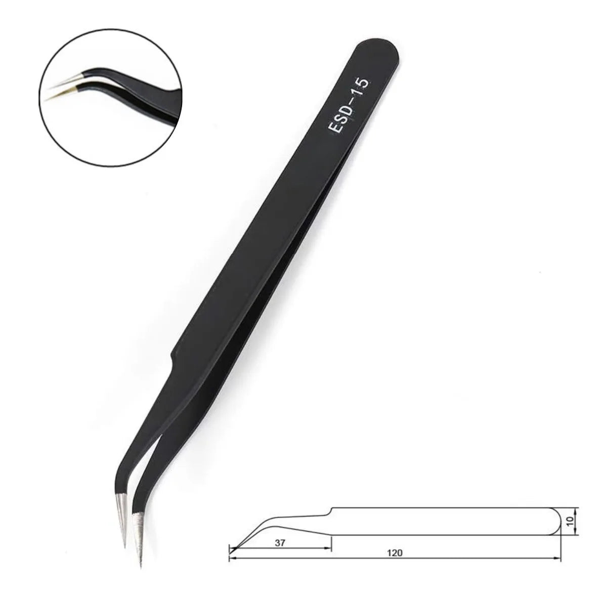 Resistor & LED Starter Kit: 600PC 30 Values 10Ω-1MΩ 1% 1/4W + 200PC 5Color 3mm&5mm LEDs Assortment w/ Tweezer