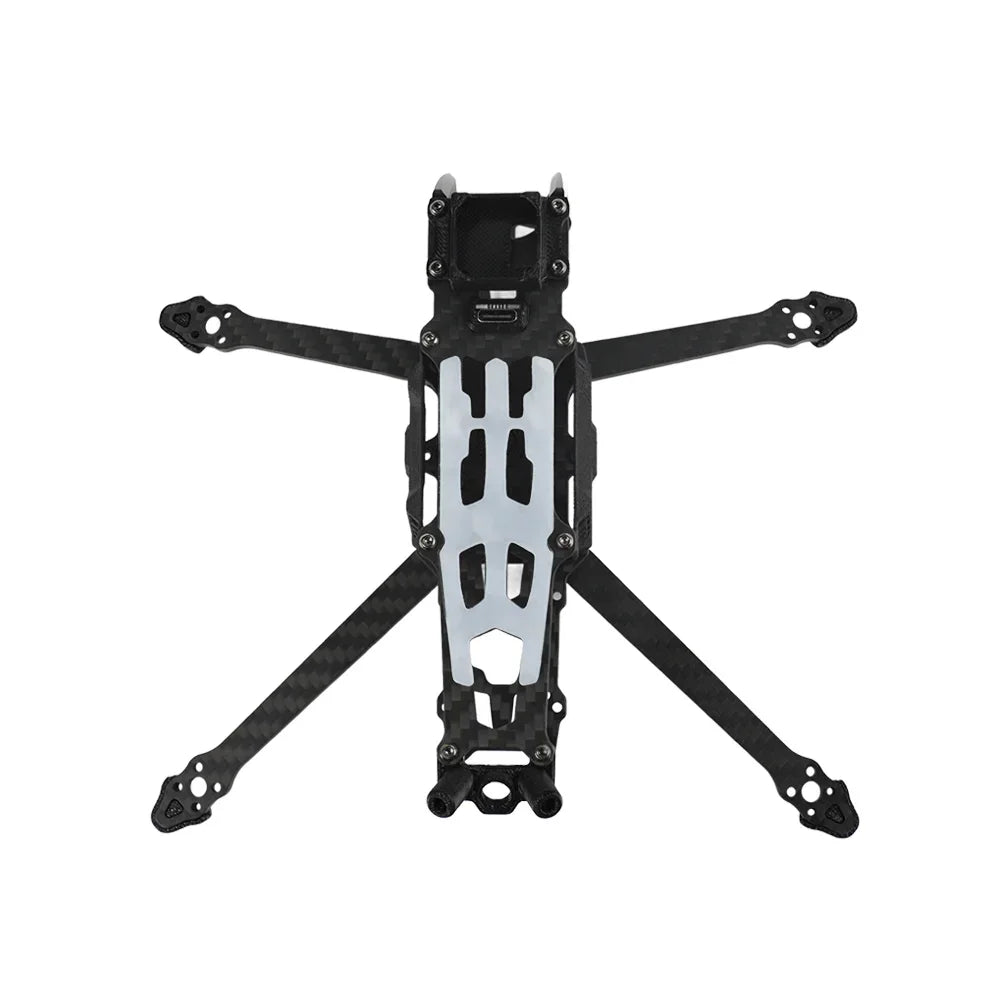 DeepSpace ROC 4 4-Inch FPV Drone Frame | DC-Type Carbon Fiber Long Range Quadcopter Frame |  Wheelbase DJI O4 Pro Compatible
