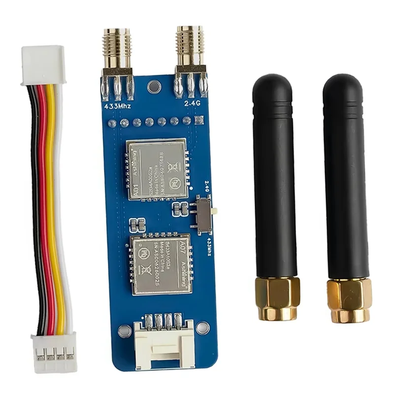 RF Module For M5stack Stickc plus and plus 2 NRF24 2.4Ghz Dual Frequency 433Mhz+2.4Ghz  No case.